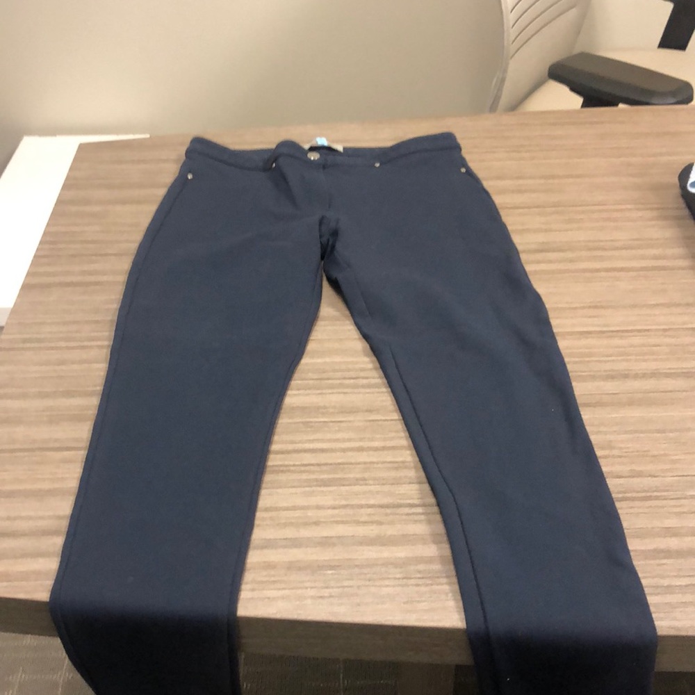 Navy cotton jeans